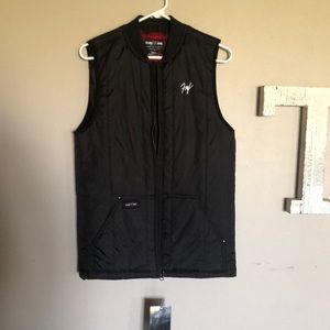 NWT black unisex vest